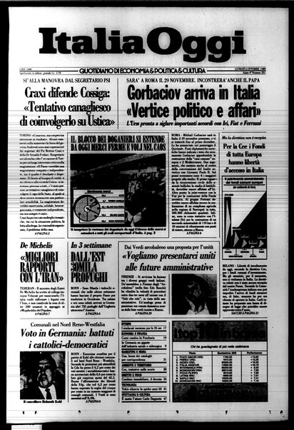 Italia oggi : quotidiano di economia finanza e politica